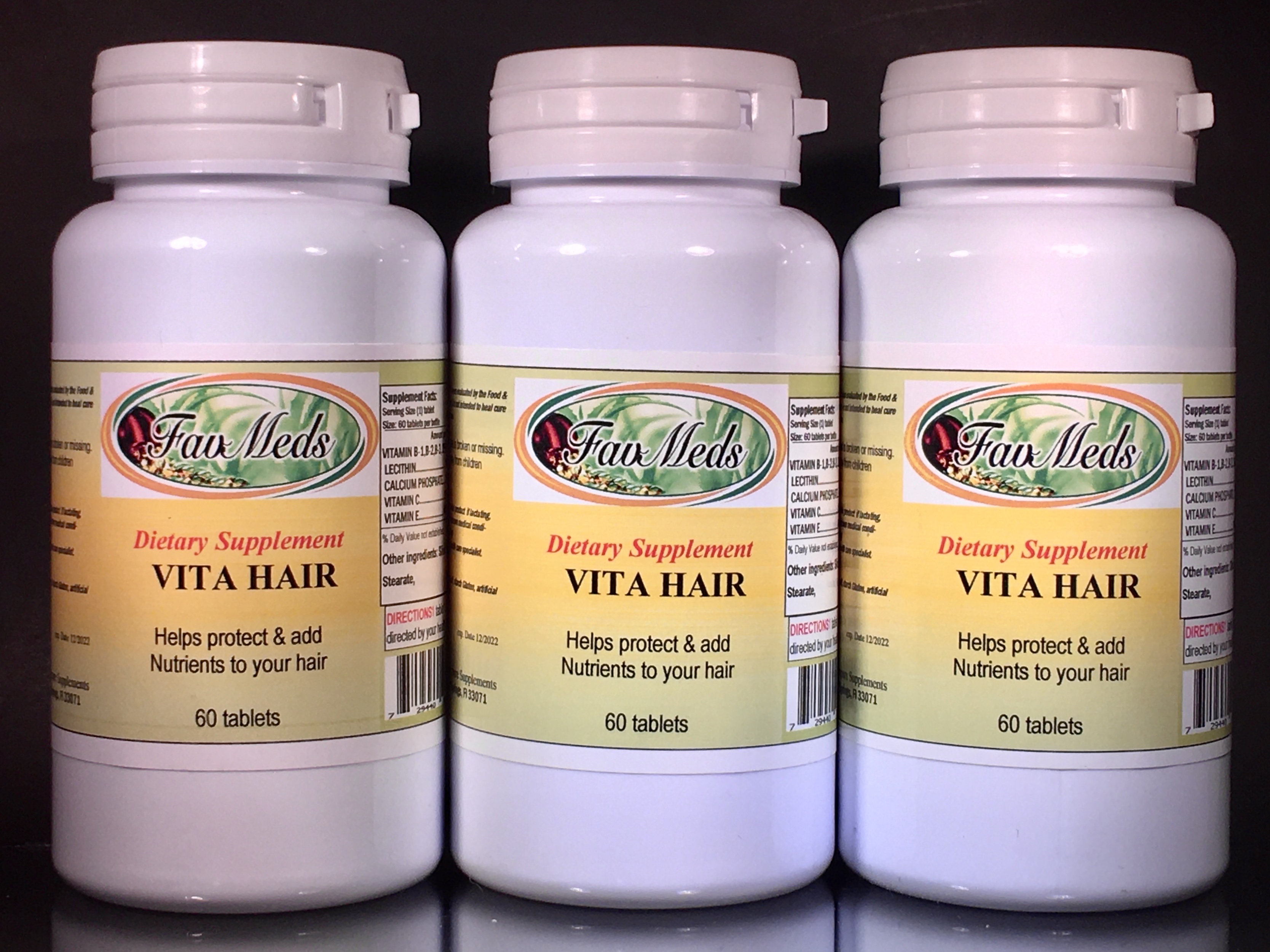 Vita Hair multivitamins - 180 (3x60) tablets